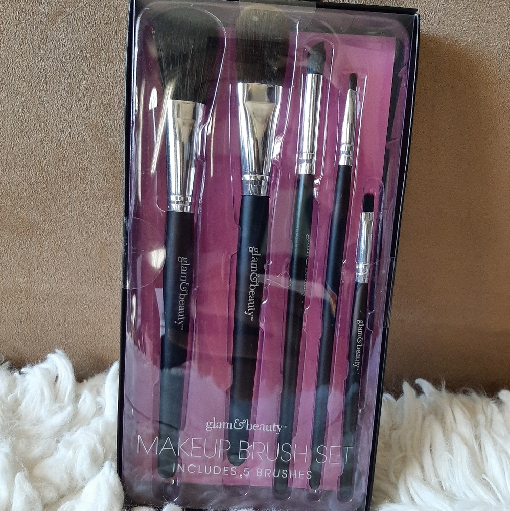 5 Piece Makeup Brush Set - Picture 1 of 6